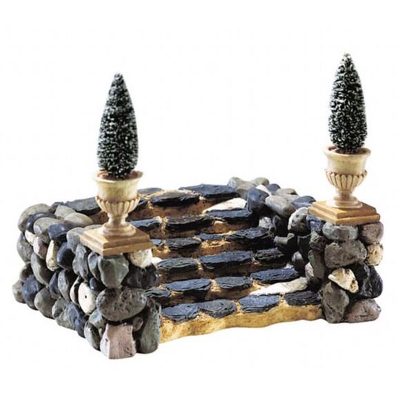 NEW Department 56 Fieldstone Stairway Village Accessories 52826 Dept Heritage - Picture 1 of 4